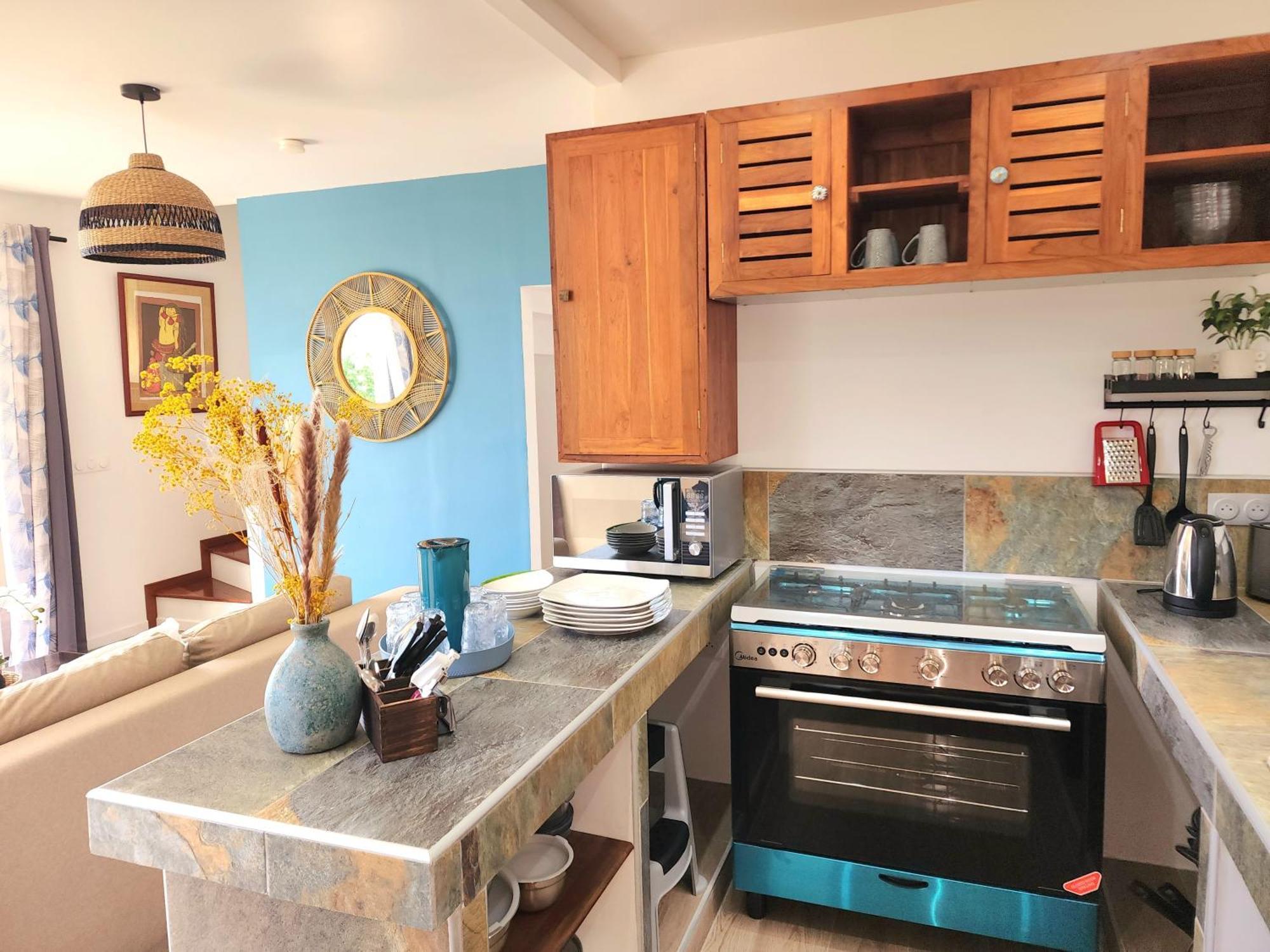Duplex En Bord De Mer Fare Tahitea Pension Taputapuapea Exteriör bild